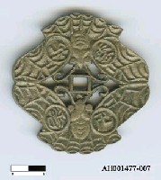 藏品(厭勝錢「領春得意、卍雲暢□」)的圖片